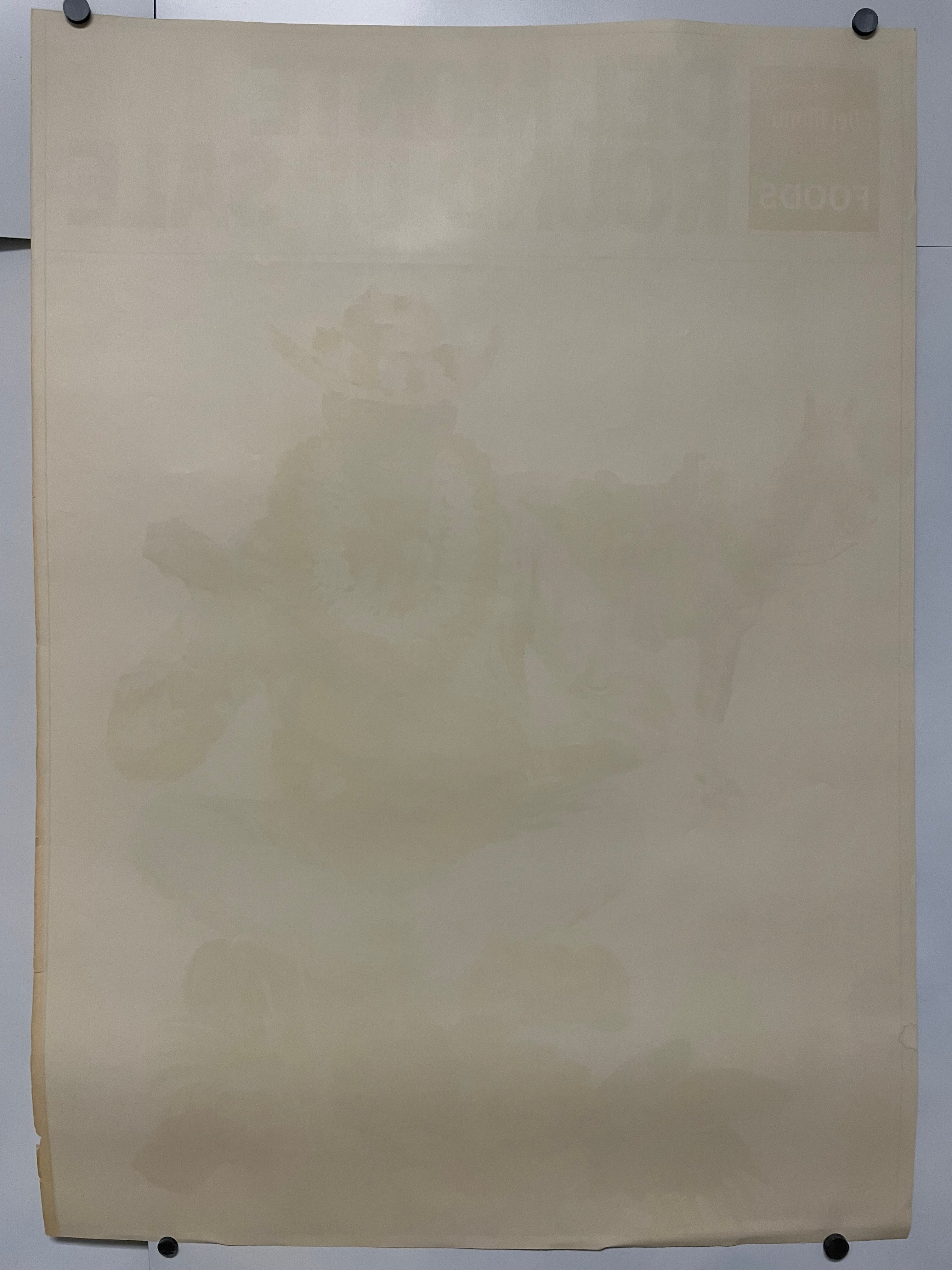 Del Monte Round-Up Sale - Hawaiian Paniolo, vintage food advertising poster (playing ukulele), c.1960 Happiest Kid Finds