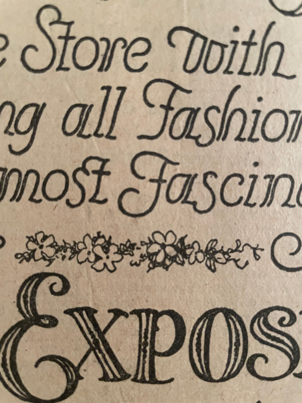 The Faery Spirit of Spring, Spring Exposition of 1924, antique The Oregon Sunday Journal ad - HAPPIEST KID FINDS - Museum-quality antique and vintage posters, original art, preservation and restoration