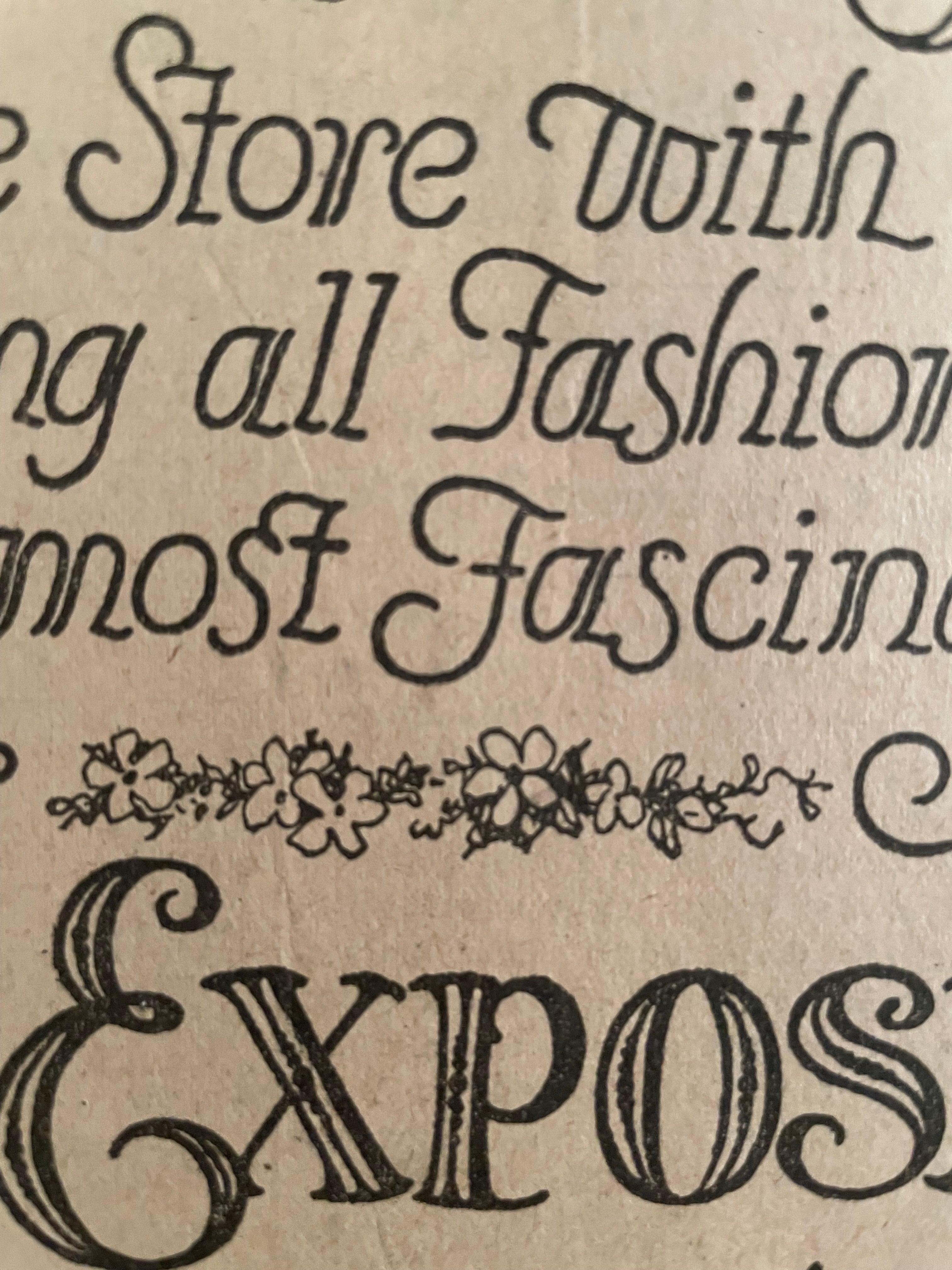 The Faery Spirit of Spring, Spring Exposition of 1924, antique The Oregon Sunday Journal ad - HAPPIEST KID FINDS - Museum-quality antique and vintage posters, original art, preservation and restoration