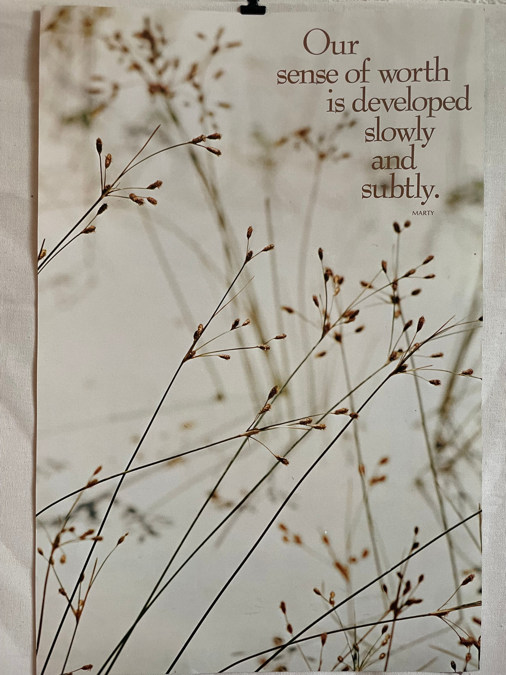 Our sense of worth, Vintage Argus Communications Motivational Poster | Happiest Kid Finds