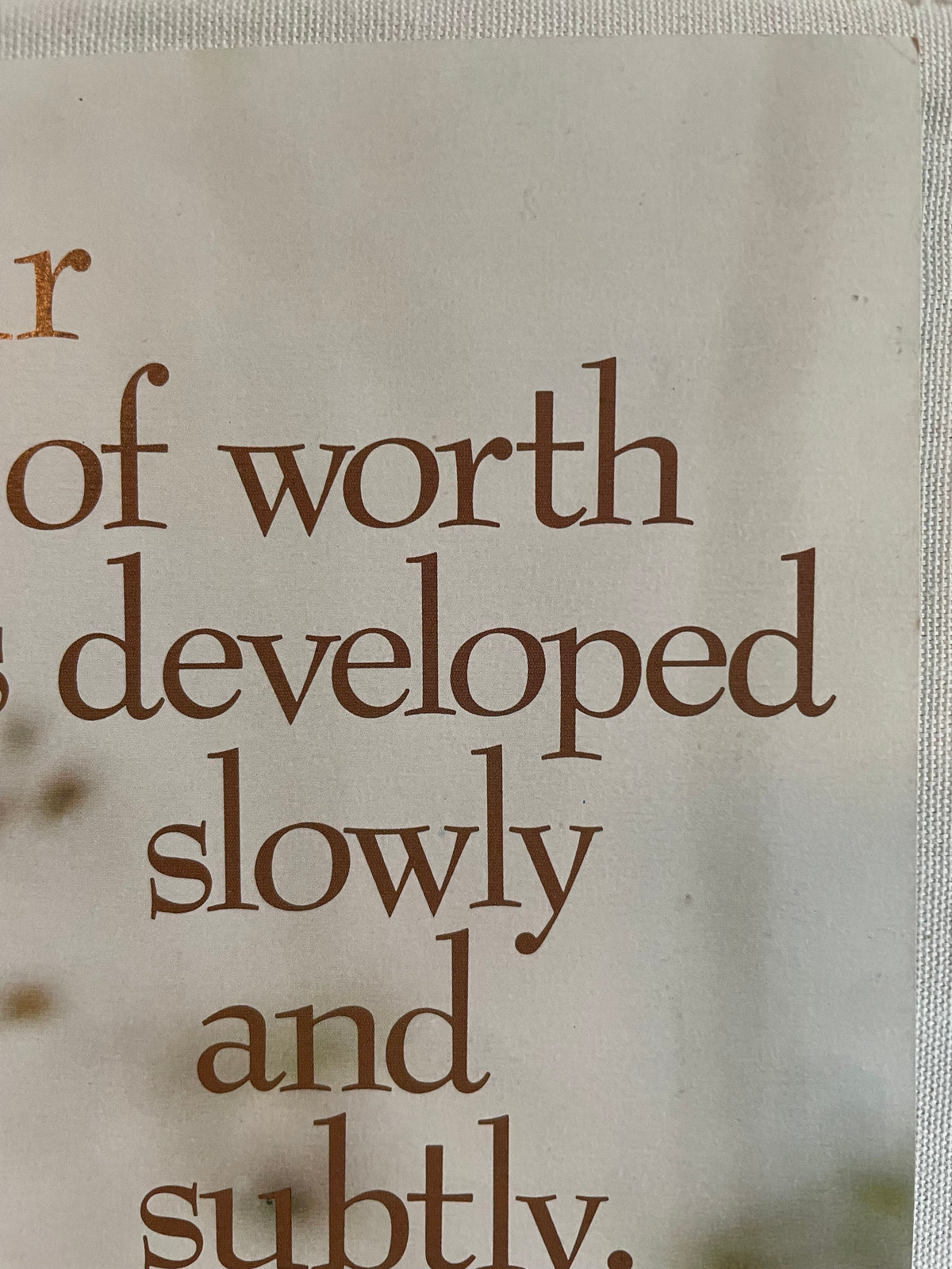 Our sense of worth, Vintage Argus Communications Motivational Poster | Happiest Kid Finds