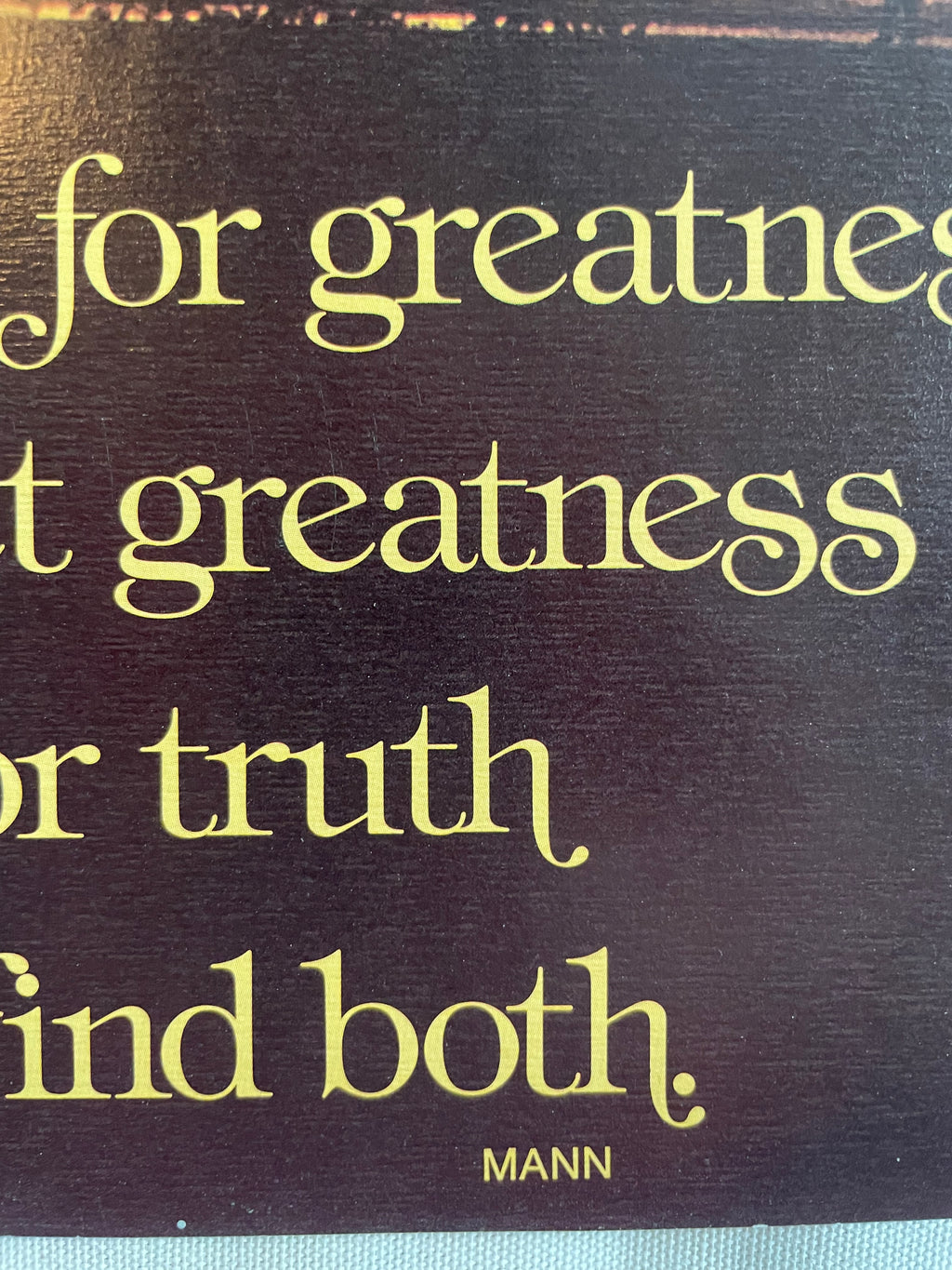If any man seeks for greatness, vintage ARGUS Communications poster 1974 | Happiest Kid Finds