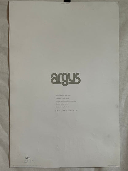 Freedom lies in being bold! Vintage Argus Communications Motivational Poster | Happiest Kid Finds