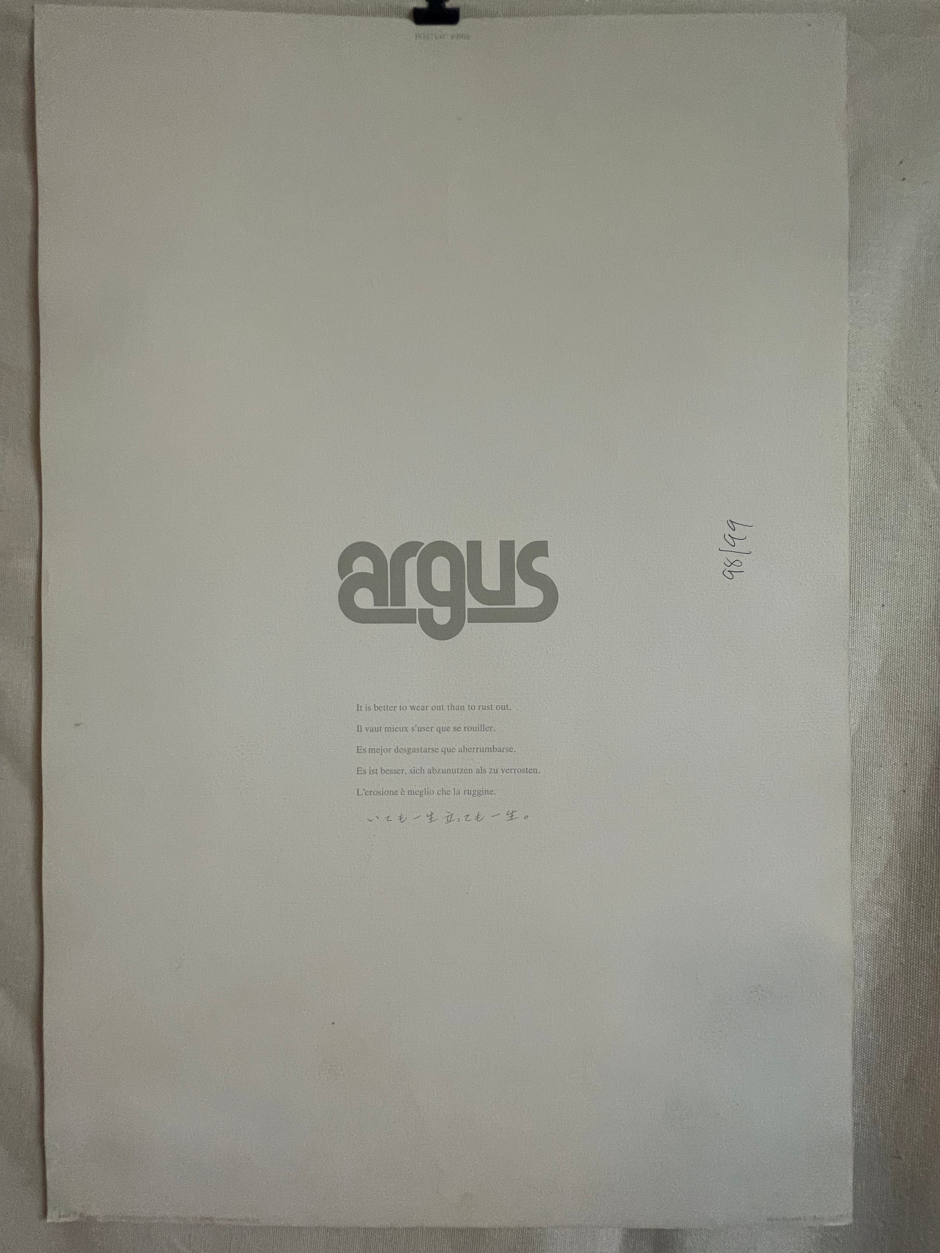 It is better to wear out than rust out., vintage Argus Communications Poster | Happiest Kid Finds