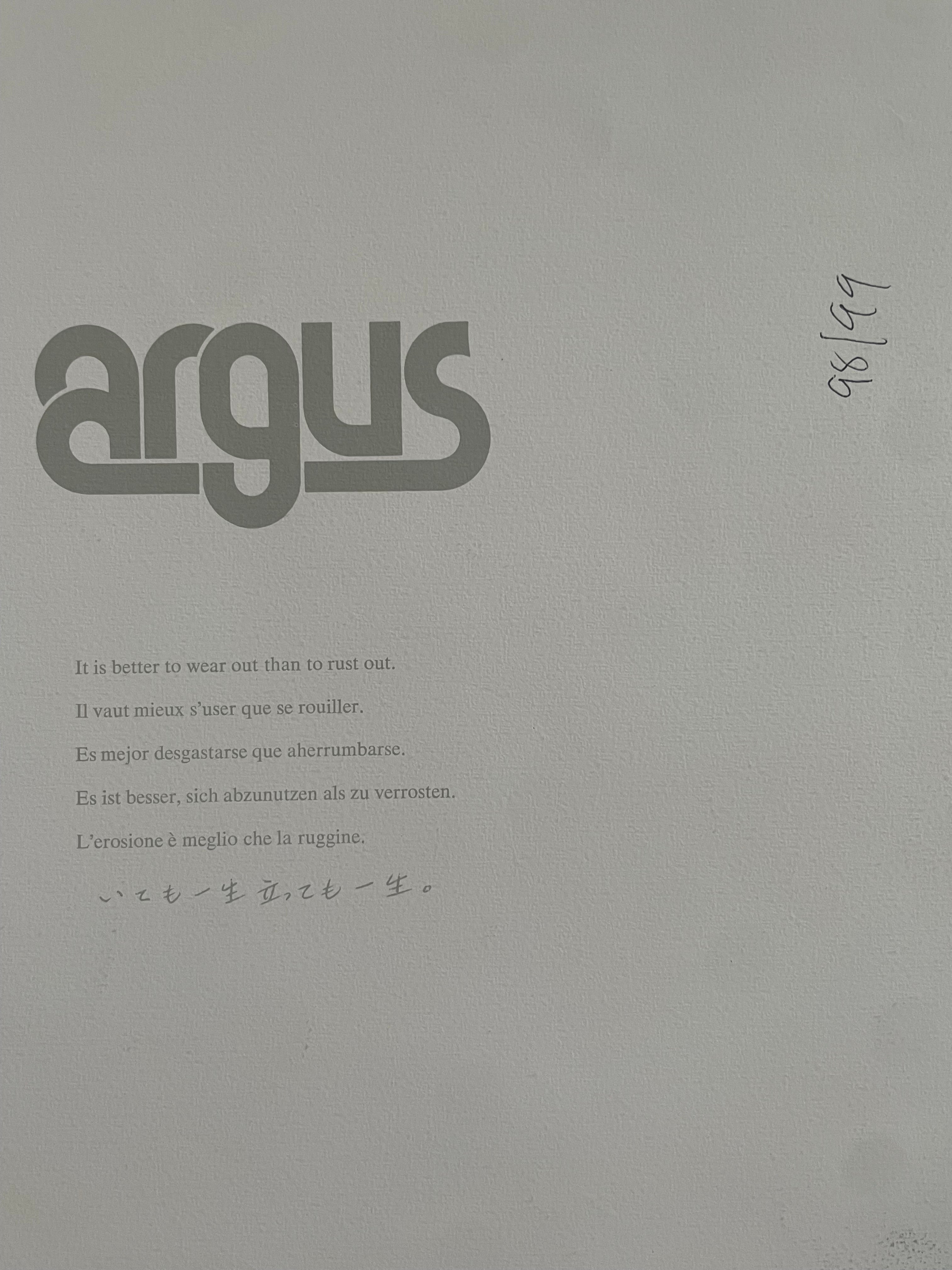 It is better to wear out than rust out., vintage Argus Communications Poster | Happiest Kid Finds