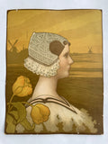 PAUL BERTHON Queen Wilhelmina Art Nouveau Lithograph c1901 | Happiest Kid Finds