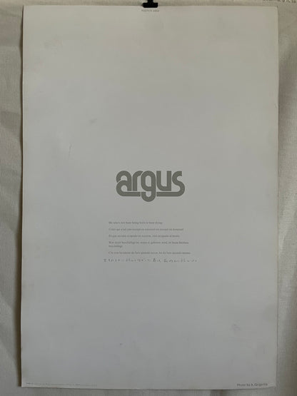 He who's not busy being born is busy dying  Vintage Argus Communications Motivational Poster 1970s | Happiest Kid Finds