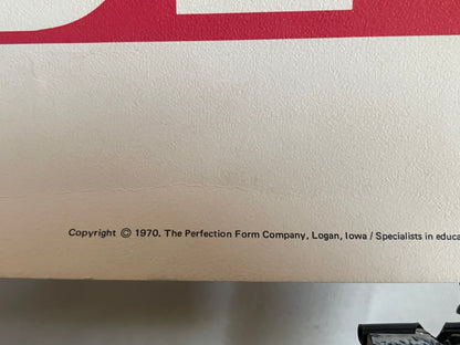 Cuber, The Perfection Form Company vintage literary poster 1970 | Happiest Kid Finds