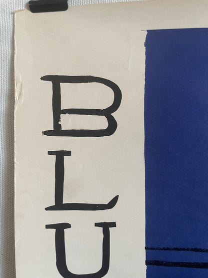 rare vintage Bluesville U.S.A. New Orleans Louisiana  travel poster 1966 | Happiest Kid Finds