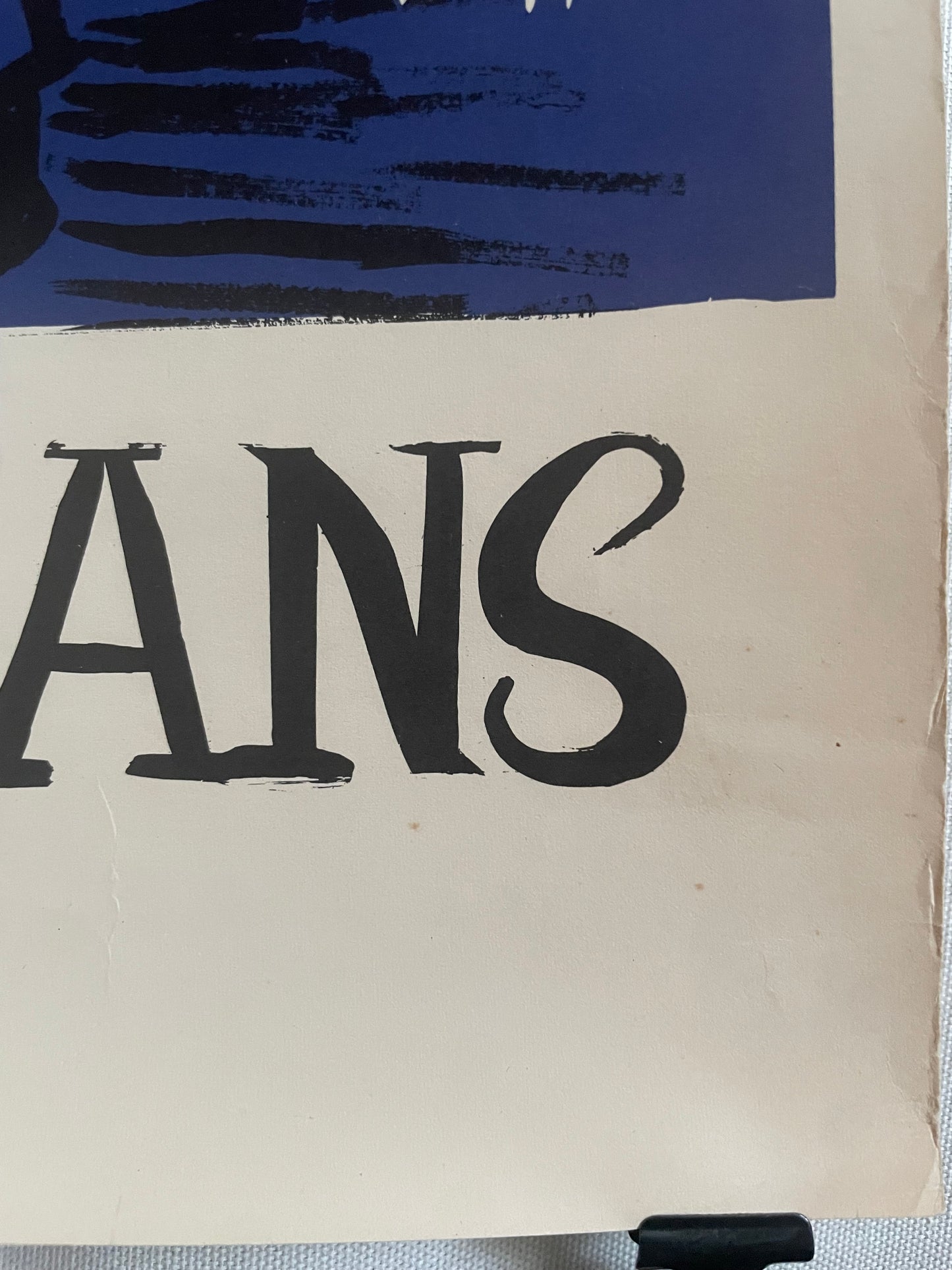 rare vintage Bluesville U.S.A. New Orleans Louisiana  travel poster 1966 | Happiest Kid Finds