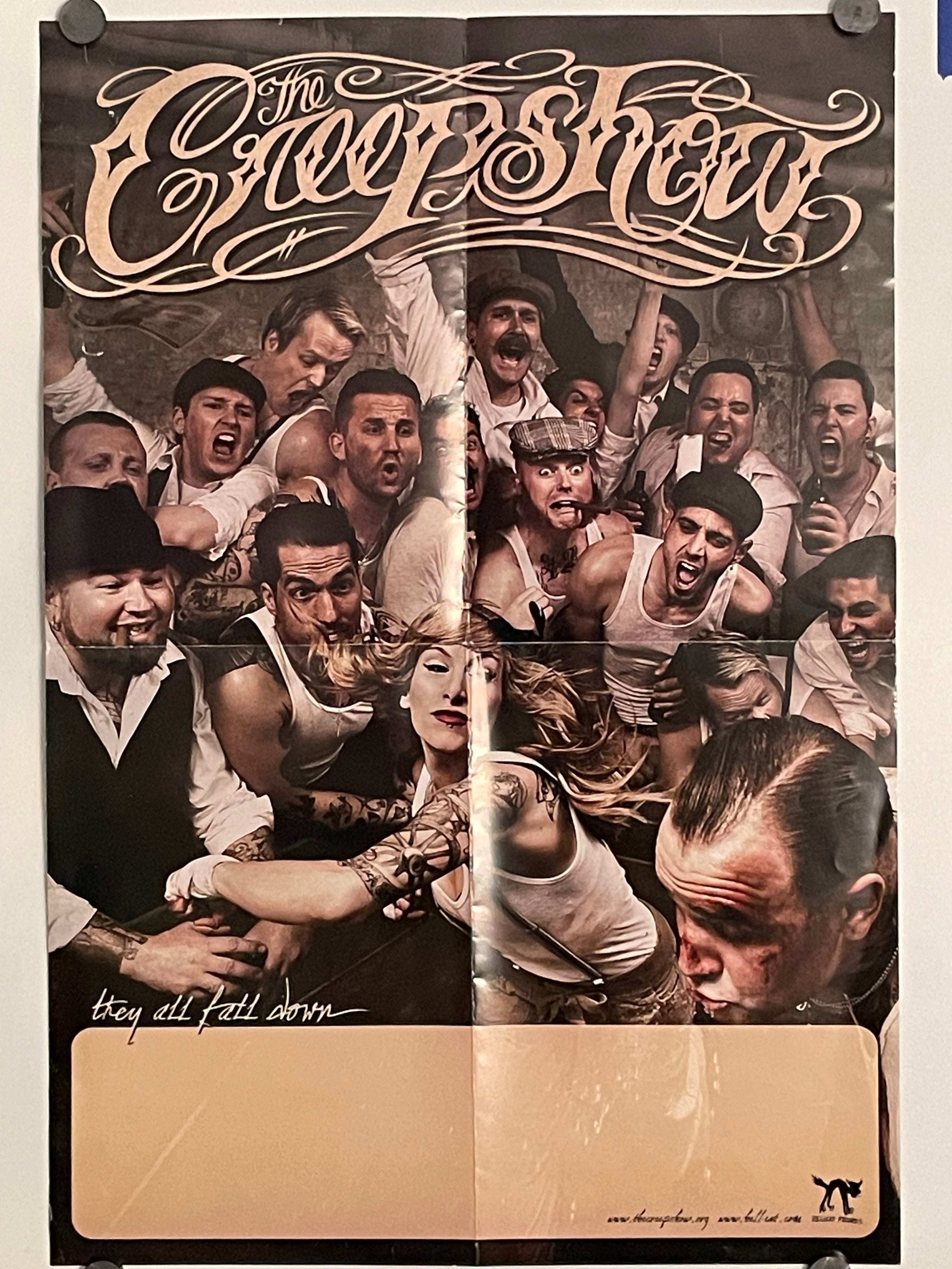 The Creepshow, They All Fall Down, original promotional music poster, 2010 - HAPPIEST KID FINDS - Museum-quality antique and vintage posters, original art, preservation and restoration