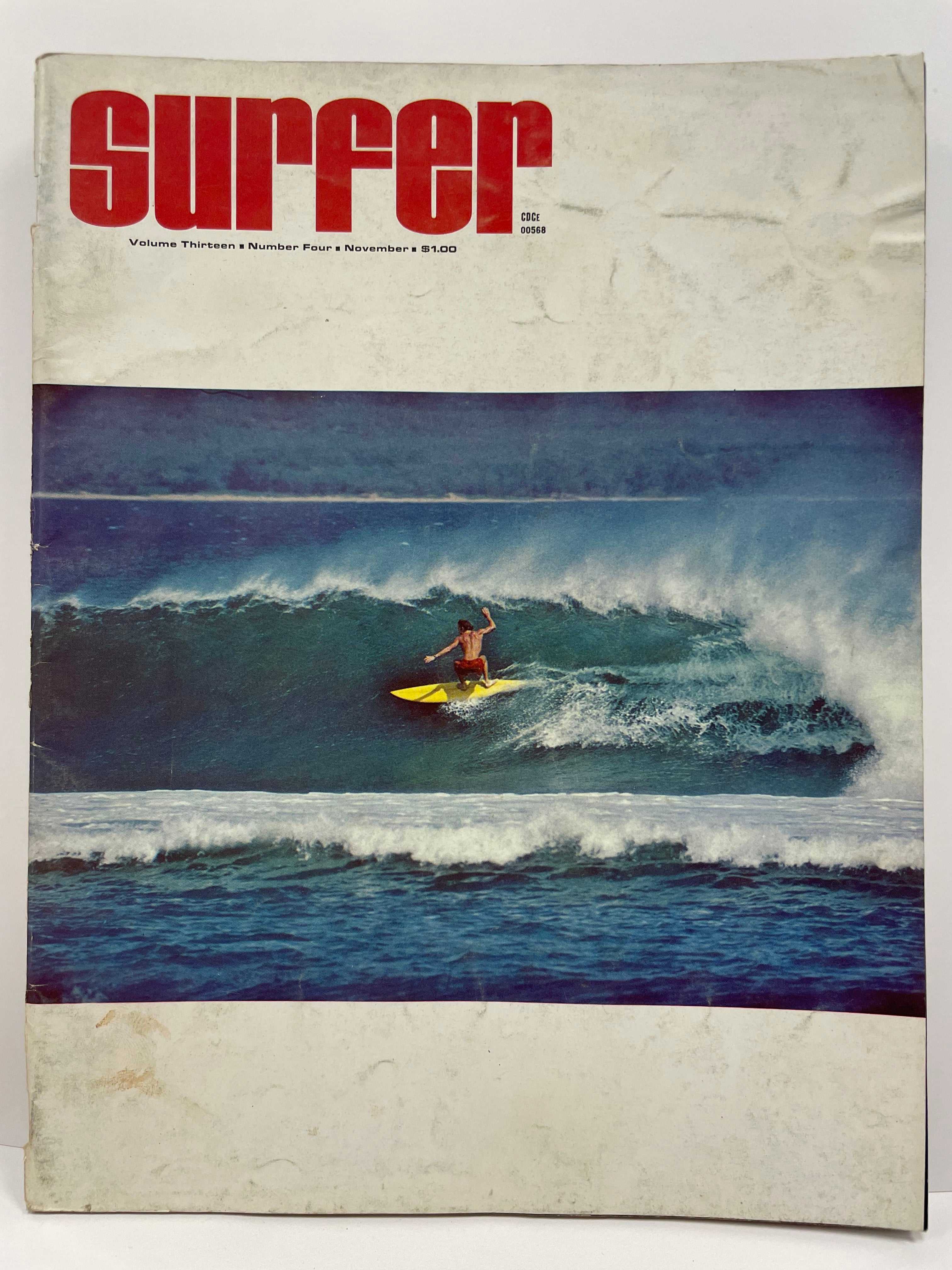 (back issue) vintage Surfer Magazine; Volume 13, No. 4, October/ November 1972 - HAPPIEST KID FINDS - Museum-quality antique and vintage posters, original art, preservation and restoration
