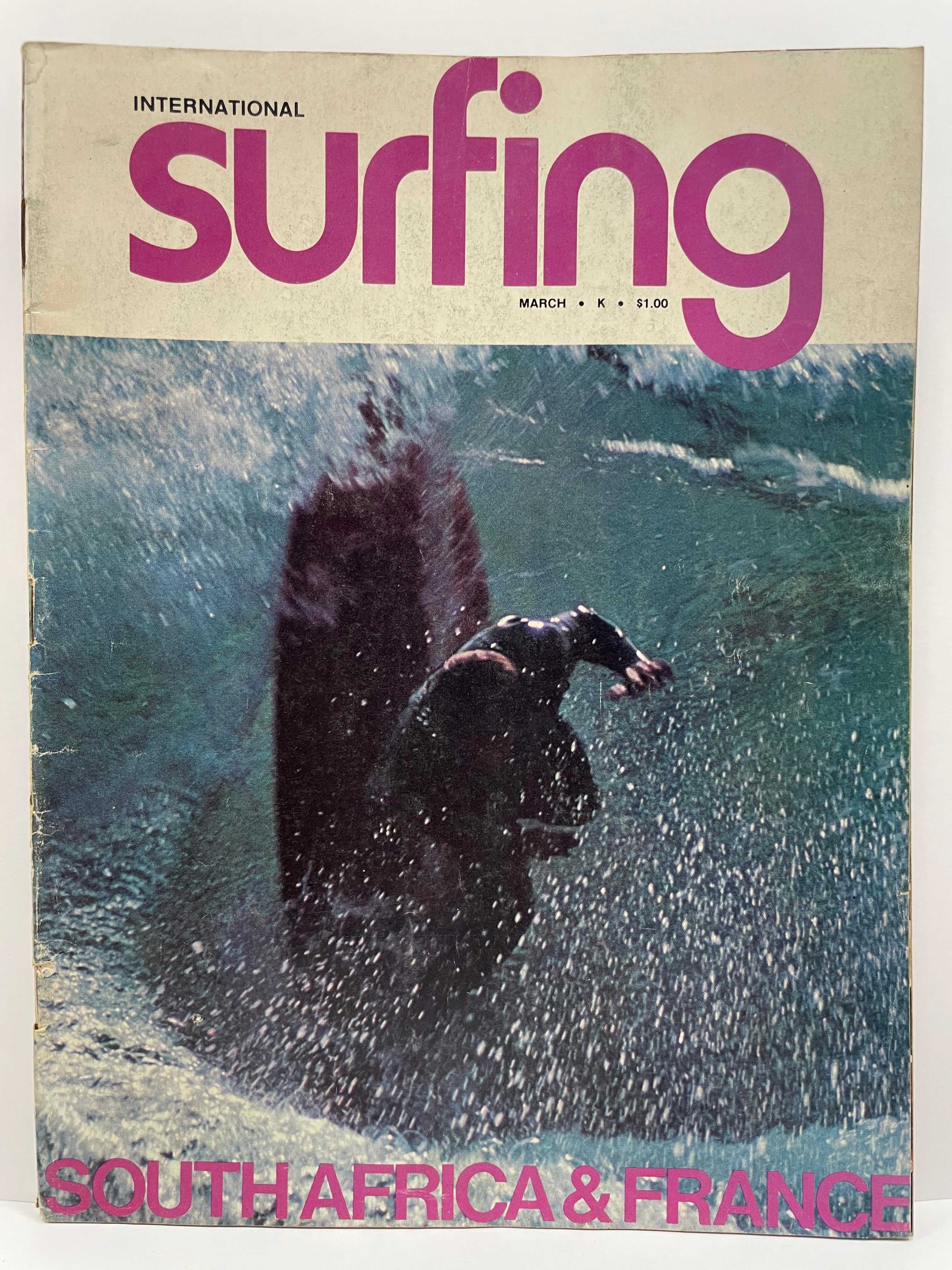 (back issue) vintage International Surfing Magazine; Volume 11, No. 2, March - HAPPIEST KID FINDS - Museum-quality antique and vintage posters, original art, preservation and restoration