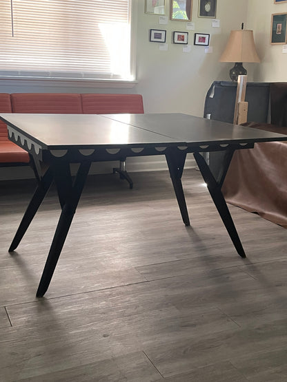Vintage and very stylish 3:1 CASTRO CONVERTIBLE table 1960s | Happiest Kid Finds art restoration vintage poster art gallery