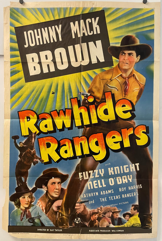Rawhide Rangers, vintage US 1-sheet film poster, 1941 at Happiest Kid Finds