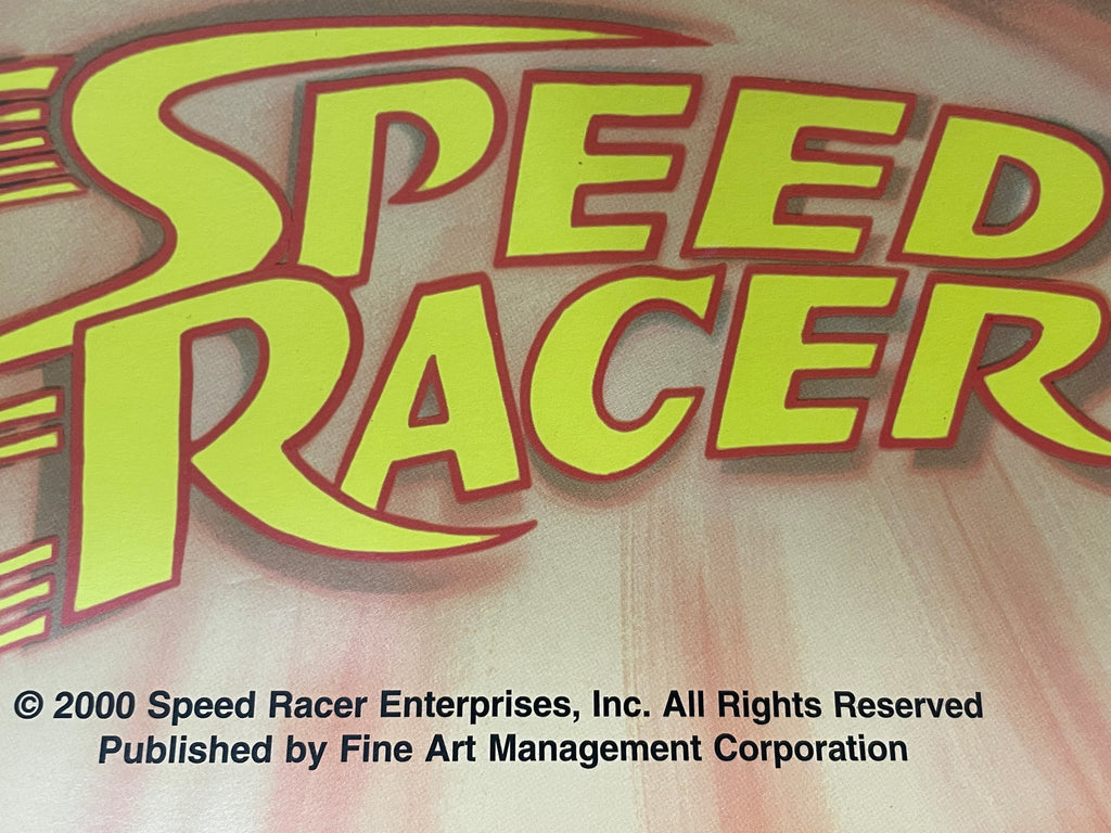 Speed Racer Go!, original signed lithograph, 2000 - HAPPIEST KID FINDS - Museum-quality antique and vintage posters, original art, preservation and restoration