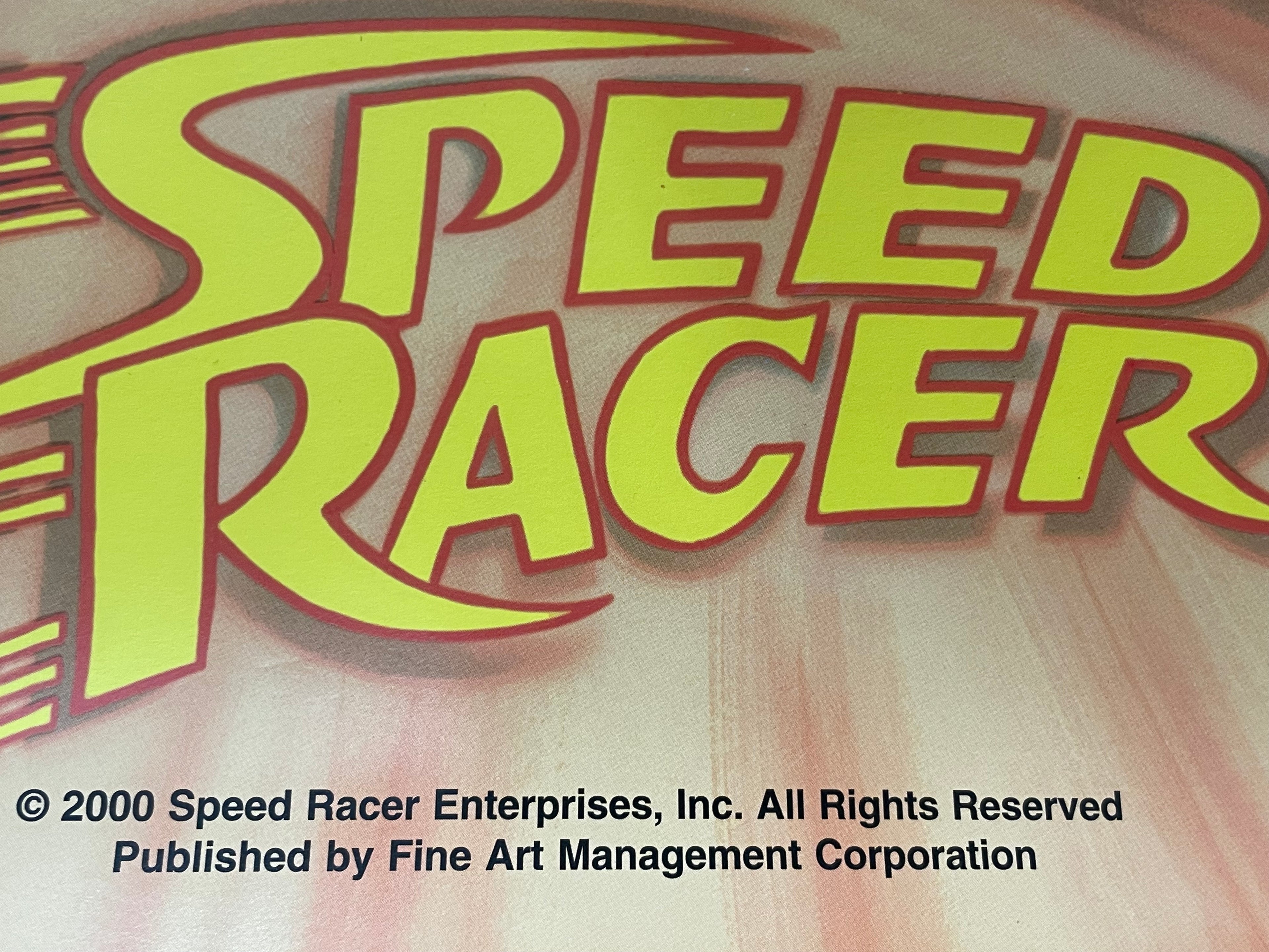 Speed Racer Go!, original signed lithograph, 2000 - HAPPIEST KID FINDS - Museum-quality antique and vintage posters, original art, preservation and restoration
