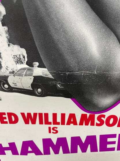 Hammer, vintage US insert blaxploitation film poster, 1972