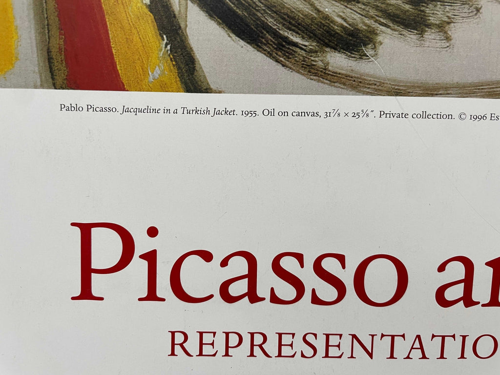 (#14958) Picasso and Portraiture - Representations and Transformation, vintage exhibition poster, 1996 - HAPPIEST KID FINDS - Museum-quality antique and vintage posters, original art, preservation and restoration