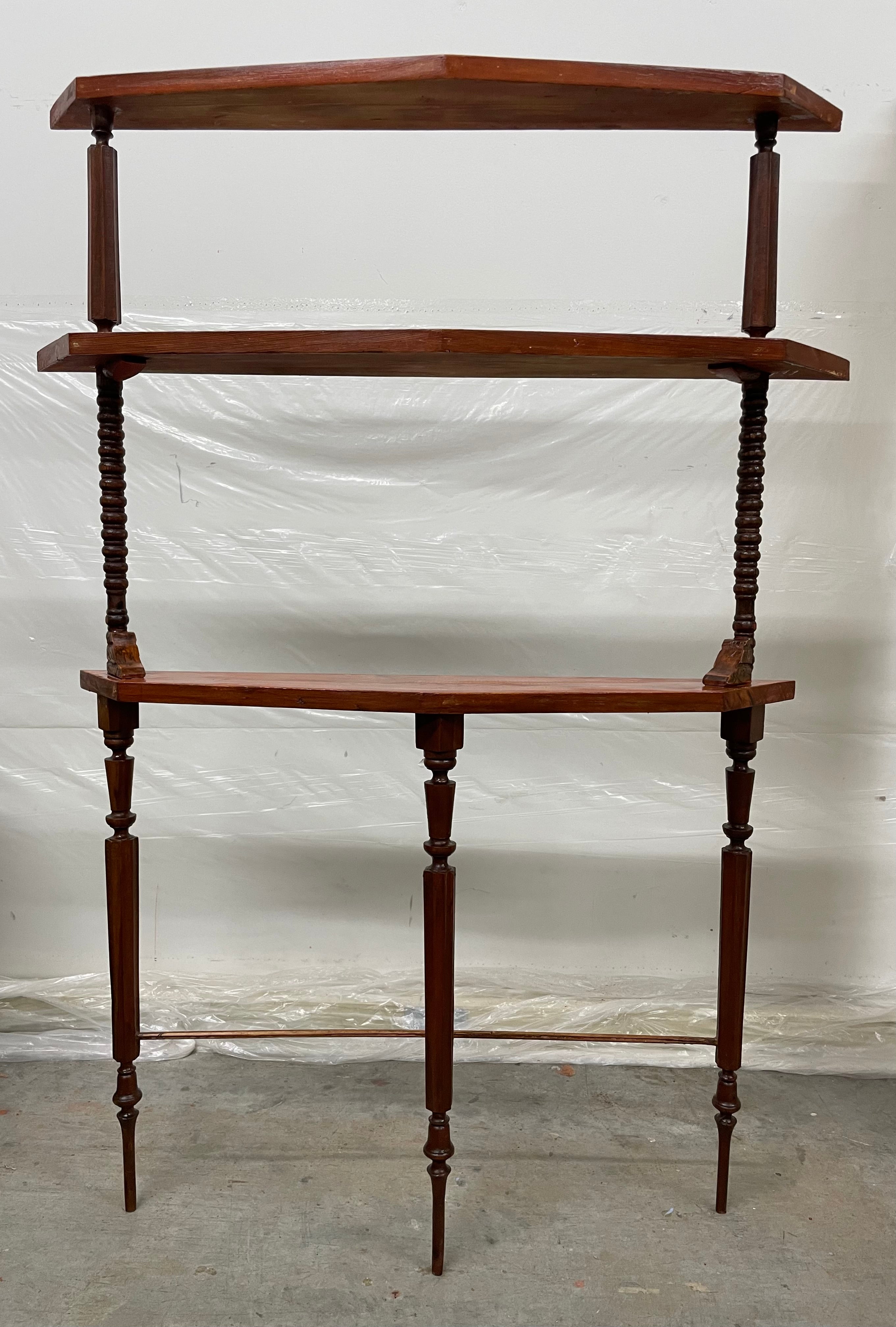 Dragonfly Shelves, a Contemporary Primitive statement piece designed and crafted from repurposed architectural elements, 2025 - HAPPIEST KID FINDS - Museum-quality antique and vintage posters, original art, preservation and restoration