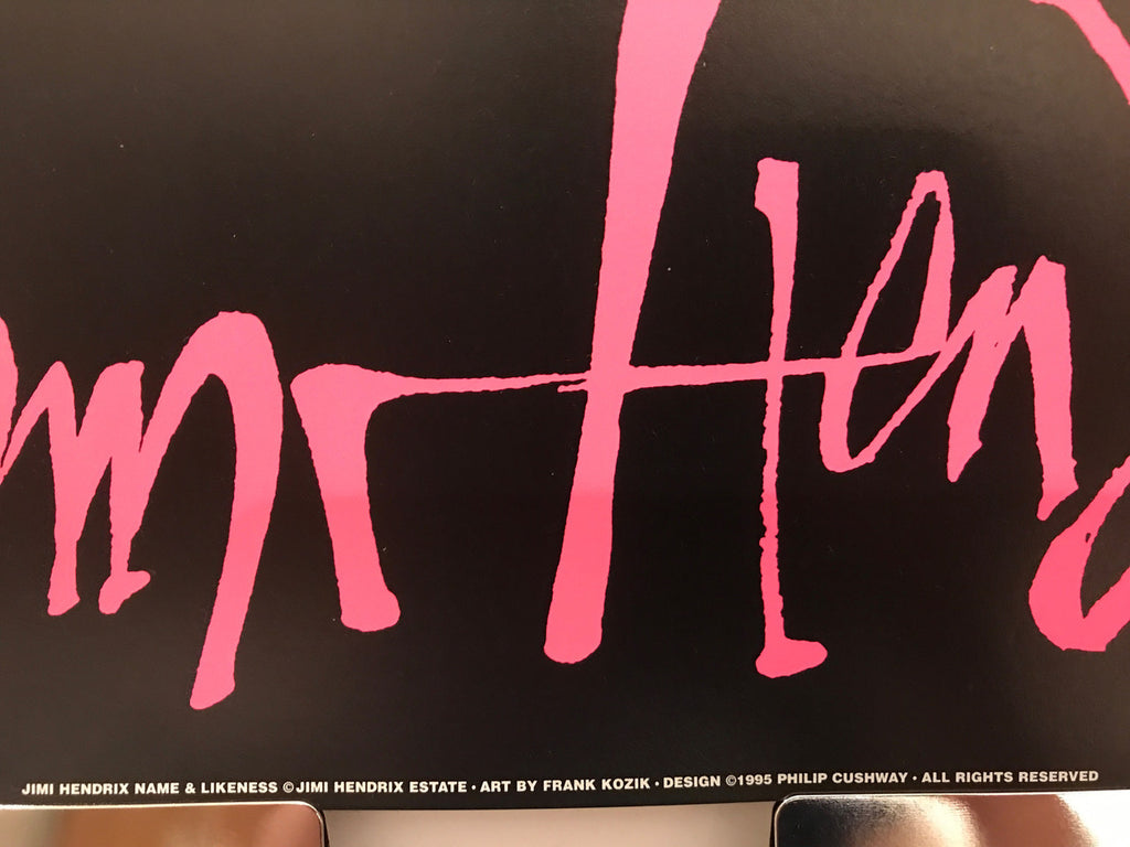 Jimi Hendrix, by Frank Kozik, 1995 (#7,785 / 25,000) - HAPPIEST KID FINDS - Museum-quality antique and vintage posters, original art, preservation and restoration