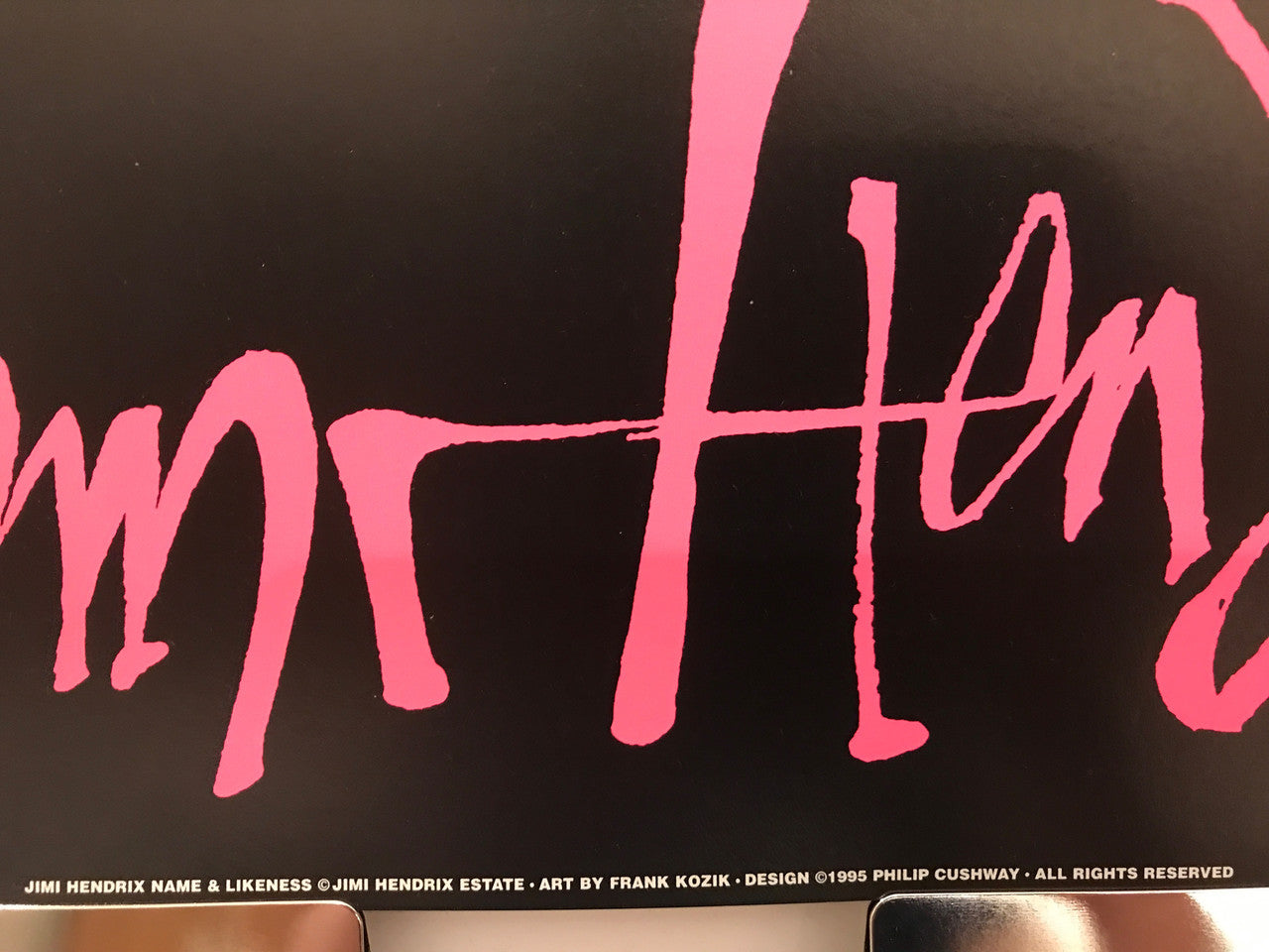 Jimi Hendrix, by Frank Kozik, 1995 (#7,785 / 25,000) - HAPPIEST KID FINDS - Museum-quality antique and vintage posters, original art, preservation and restoration