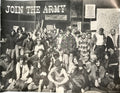 Join the Army, Vintage Photo Offset Lithographic Anti-War Poster, by Edmund Shea, d.1967 - HAPPIEST KID FINDS - Museum-quality antique and vintage posters, original art, preservation and restoration