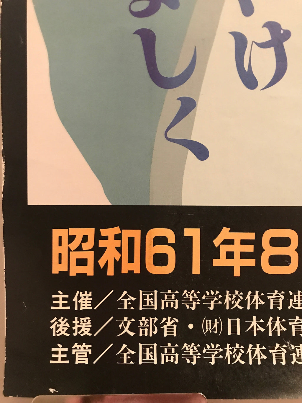 33rd National High School Kendo Competition poster Happiest Kid Finds