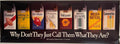 Why Don't They Just Call Them What They Are?, vintage health notice distributed by the Minnesota Department of Health, d.1993 - HAPPIEST KID FINDS - Museum-quality antique and vintage posters, original art, preservation and restoration
