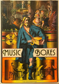 Music Boxes, Czech Museum / Art Exhibition, vintage poster, 1979 - HAPPIEST KID FINDS - Museum-quality antique and vintage posters, original art, preservation and restoration