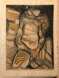 untitled composition, Vintage and Original Aquatint and Engraving by Marcel Fiorini - HAPPIEST KID FINDS - Museum-quality antique and vintage posters, original art, preservation and restoration