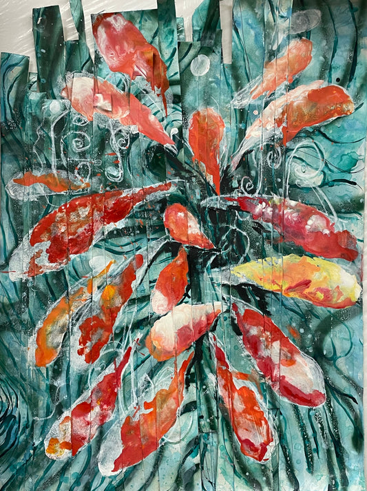 EF FR TC- Water - Dash and Dart, original painting, 2025