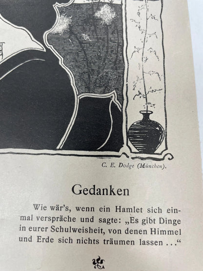Nr.3  JUGEND, antique publication cover, January 16, 1897 - HAPPIEST KID FINDS - Museum-quality antique and vintage posters, original art, preservation and restoration