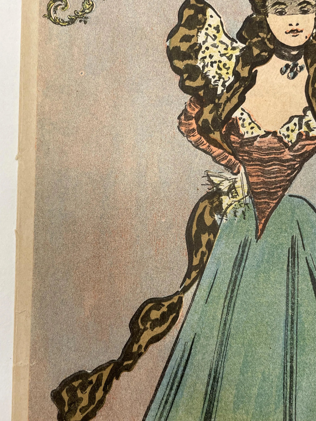 Nr.51  JUGEND, antique page from publication, December 19, 1896 - HAPPIEST KID FINDS - Museum-quality antique and vintage posters, original art, preservation and restoration