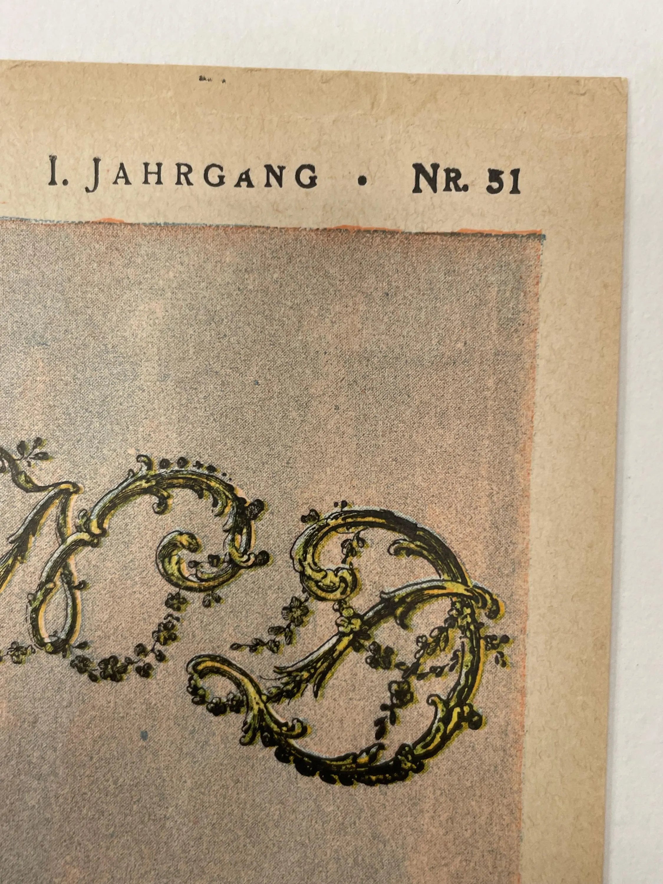 Nr.51  JUGEND, antique page from publication, December 19, 1896 - HAPPIEST KID FINDS - Museum-quality antique and vintage posters, original art, preservation and restoration
