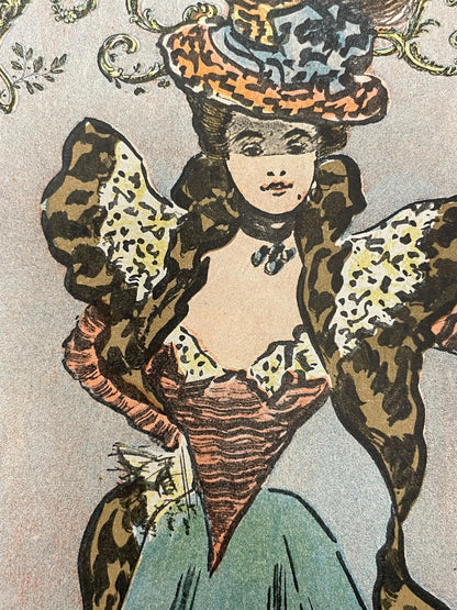 Nr.51  JUGEND, antique page from publication, December 19, 1896 - HAPPIEST KID FINDS - Museum-quality antique and vintage posters, original art, preservation and restoration