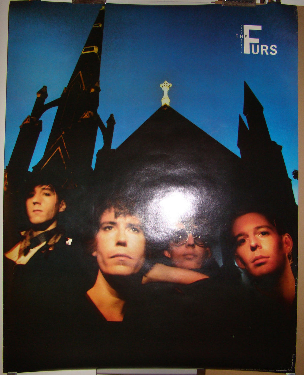 (#8055) The Psychedelic Furs, vintage music poster, 1983 - HAPPIEST KID FINDS - Museum-quality antique and vintage posters, original art, preservation and restoration
