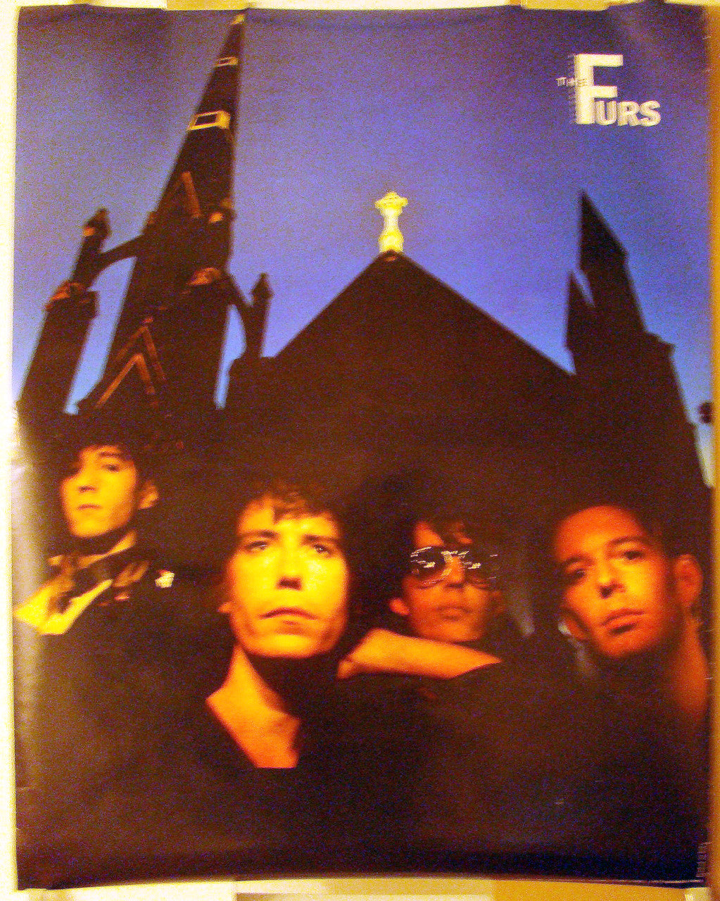 (#8055) The Psychedelic Furs, vintage music poster, 1983 - HAPPIEST KID FINDS - Museum-quality antique and vintage posters, original art, preservation and restoration