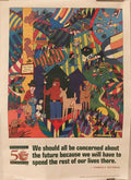 Smokey the Bear Park Fire Forest Service Announcement, Remember ... Smokey Has for 50 Years, Vintage Environmental Awareness poster, d.1994 - HAPPIEST KID FINDS - Museum-quality antique and vintage posters, original art, preservation and restoration