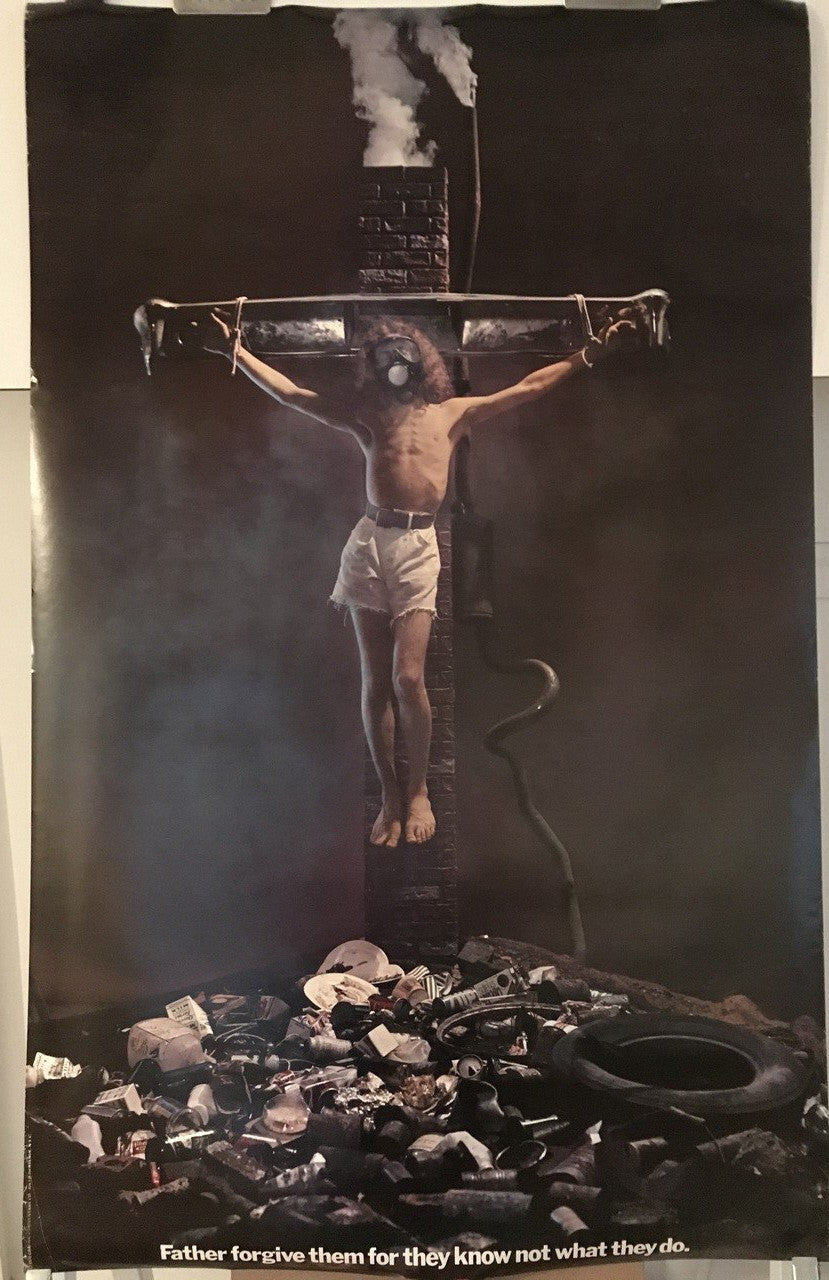 Father Forgive Them For They Know Not What They Do - HAPPIEST KID FINDS - Museum-quality antique and vintage posters, original art, preservation and restoration