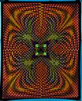 Energy, Geometric, vintage Op Art psychedelic poster by Nancy Parker, Wespac Communications, 1968 - HAPPIEST KID FINDS - Museum-quality antique and vintage posters, original art, preservation and restoration