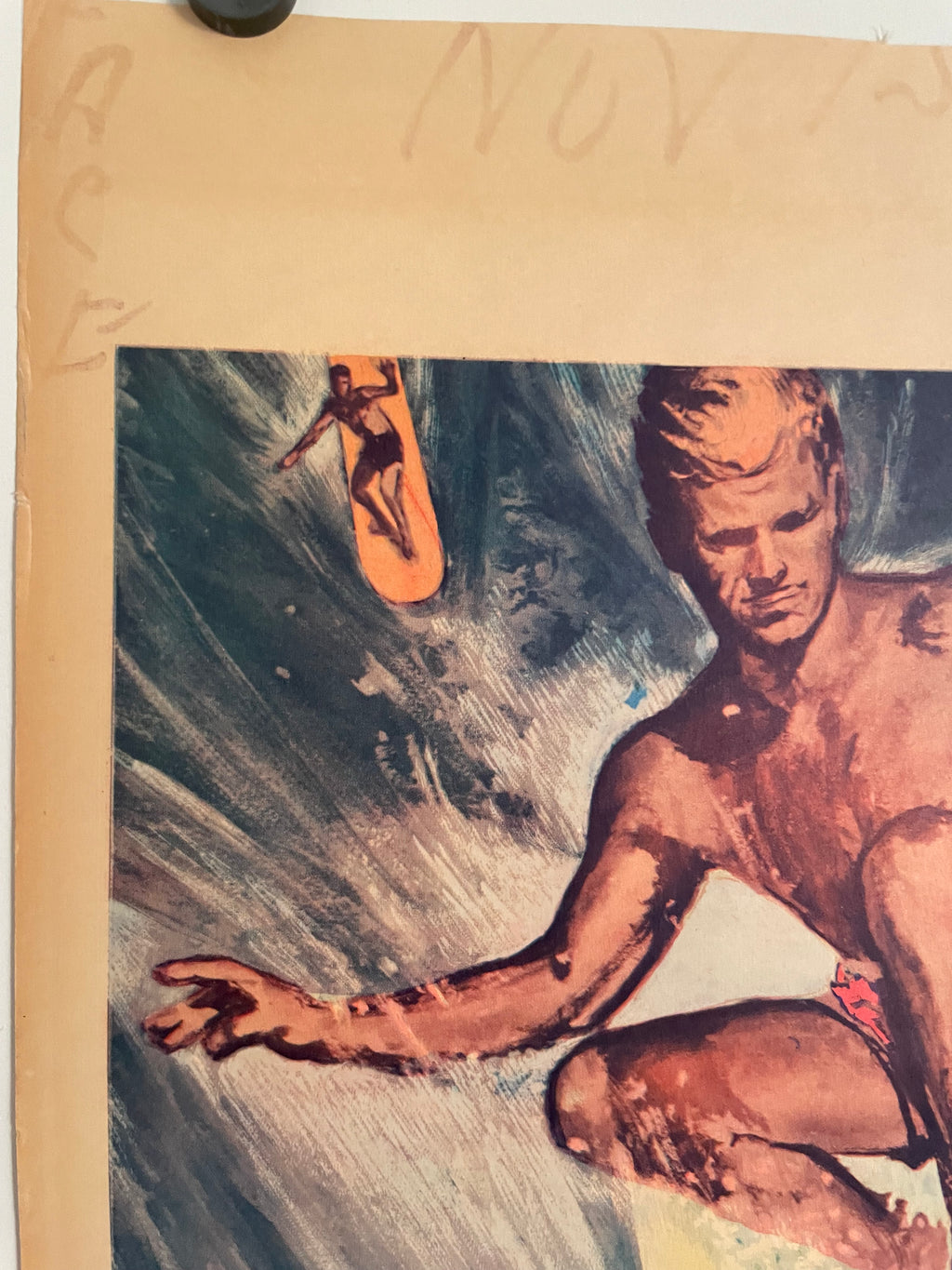 Ride the Wild Surf, vintage window card, 1964 - HAPPIEST KID FINDS - Museum-quality antique and vintage posters, original art, preservation and restoration