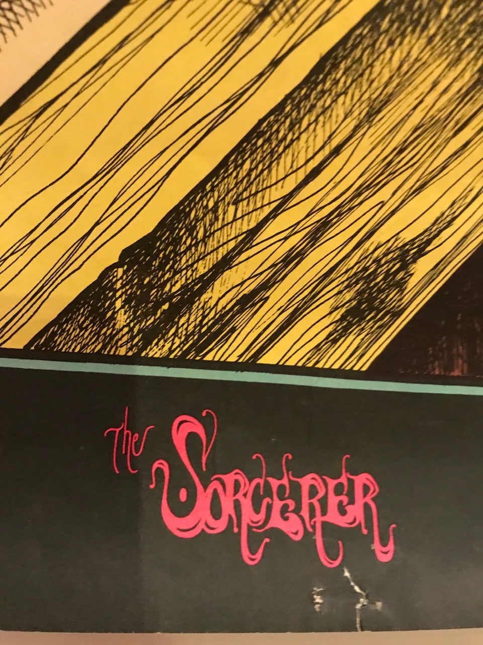 The Sorcerer, vintage blacklight poster by Joe Petagno, 1972 - HAPPIEST KID FINDS - Museum-quality antique and vintage posters, original art, preservation and restoration