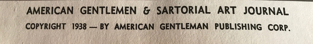 AMERICAN GENTLEMAN FASHIONS, Spring - Summer 1938 (5 prints) - HAPPIEST KID FINDS - Museum-quality antique and vintage posters, original art, preservation and restoration