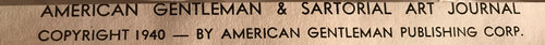 AMERICAN GENTLEMAN FASHIONS, Spring - Summer 1940 (5 prints) - HAPPIEST KID FINDS - Museum-quality antique and vintage posters, original art, preservation and restoration