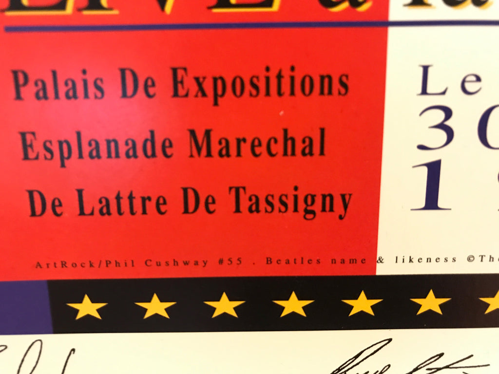 Les Beatles - Live a la Cote D’Azure 1965, 30th Anniversary Commemorative Edition, 1995 - HAPPIEST KID FINDS - Museum-quality antique and vintage posters, original art, preservation and restoration