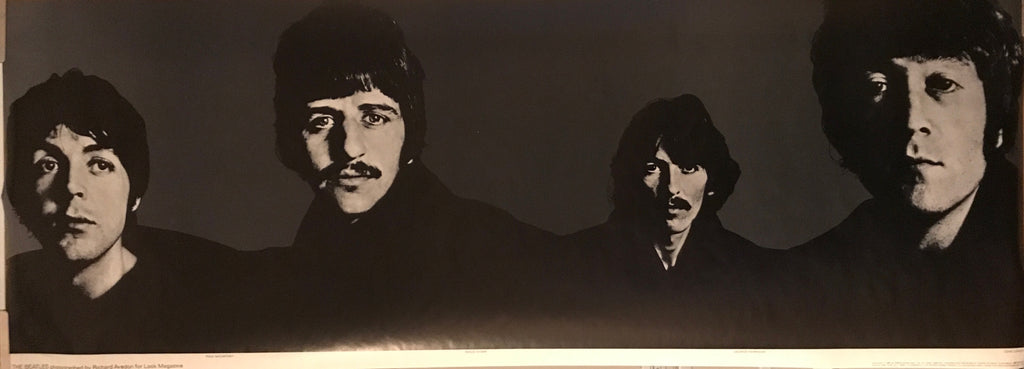 The BEATLES photographed by Richard Avedon for Look Magazine, 1967 (banner) - HAPPIEST KID FINDS - Museum-quality antique and vintage posters, original art, preservation and restoration