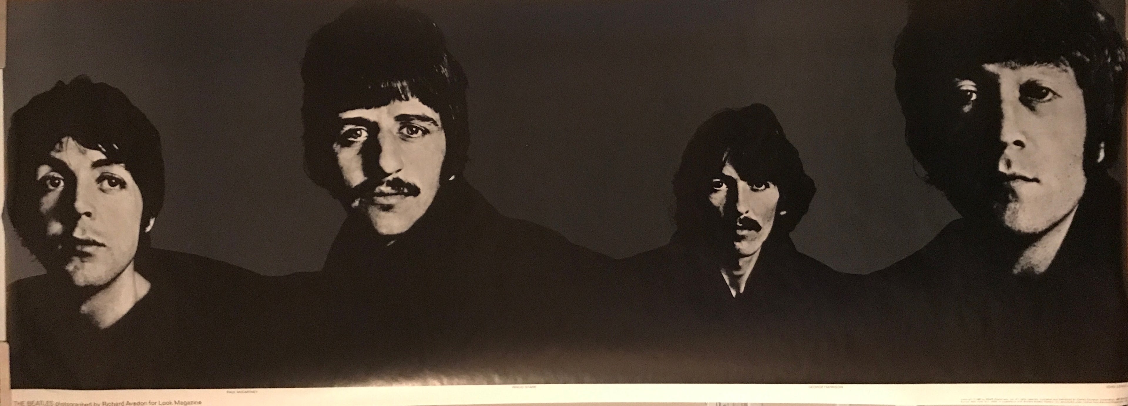 The BEATLES photographed by Richard Avedon for Look Magazine, 1967 (banner) - HAPPIEST KID FINDS - Museum-quality antique and vintage posters, original art, preservation and restoration