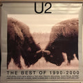 U2 The Best of 1990 - 2000 (vinyl promo banner / double sided) - HAPPIEST KID FINDS - Museum-quality antique and vintage posters, original art, preservation and restoration