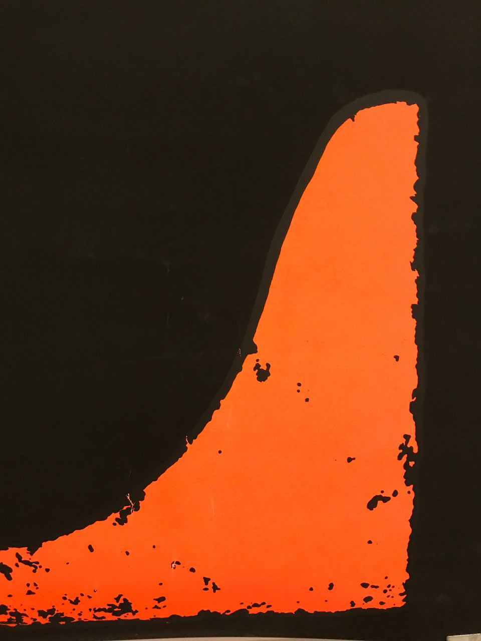 Z for Zeta, vintage silk screen typographic black light poster, c. 1970 - HAPPIEST KID FINDS - Museum-quality antique and vintage posters, original art, preservation and restoration